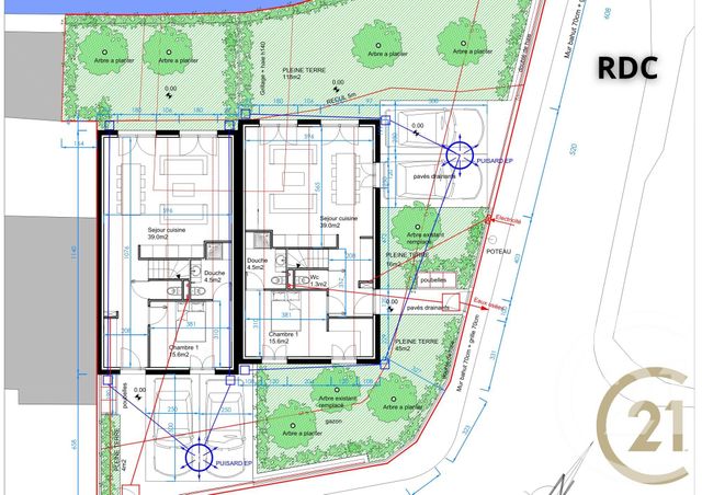 maison à vendre - 4 pièces - 60.4 m2 - BERNAY - 27 - HAUTE-NORMANDIE - Century 21 Soluce Habitat